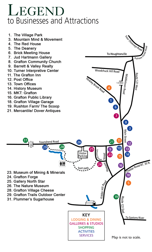 Grafton Vt Town Map 